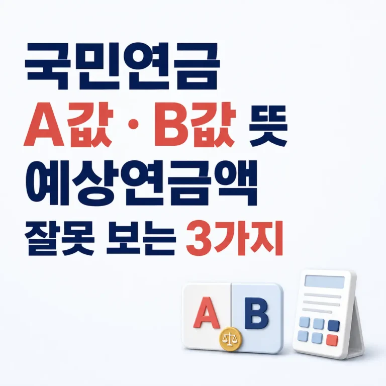 국민연금 A값 B값